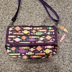 Harveys Foldover Crossbody I Want Candy